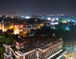 Pune city at night